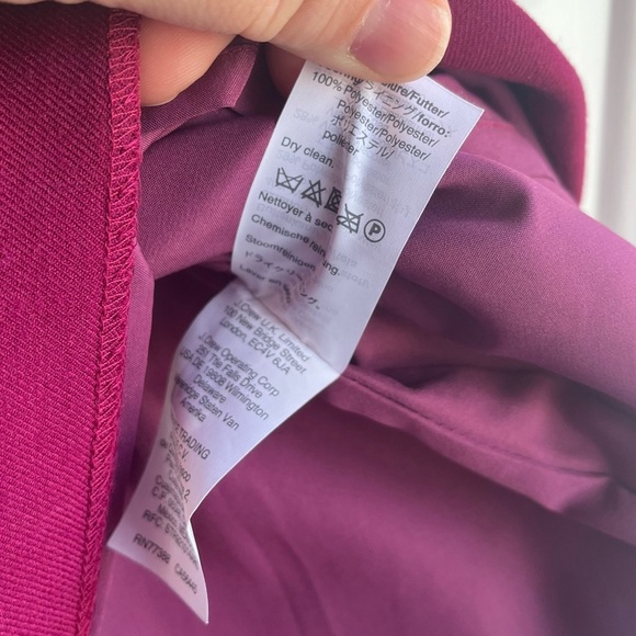 J. Crew Women’s Wool Blend Side Walk Pull On Fuchsia Mini Skirt Size 14 - Picture 7 of 7